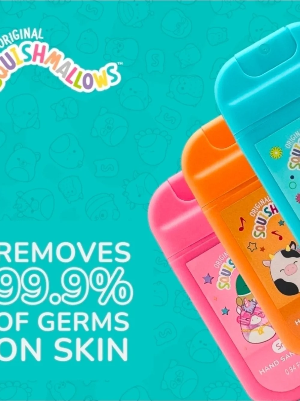 3pc Smart Care Hand Sanitizer Spray - Squishmallows & Barbie BNIB